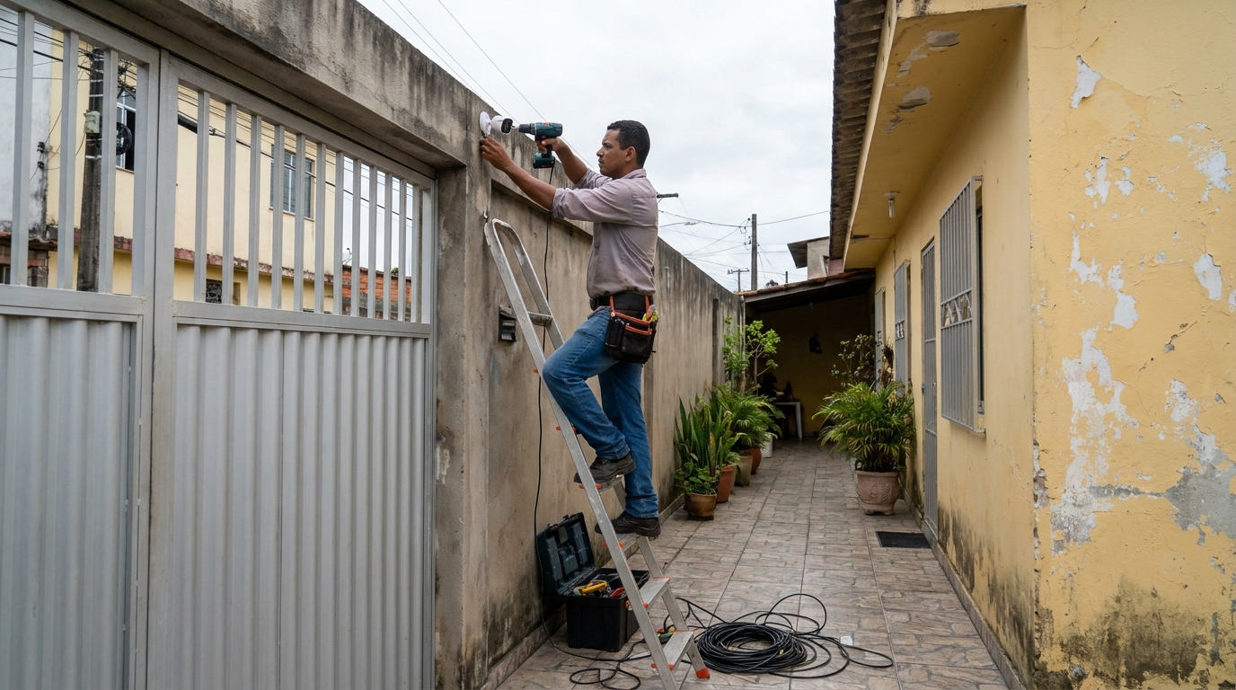 Instalacao de cameras de seguranca profissional em Cascavel‑PR