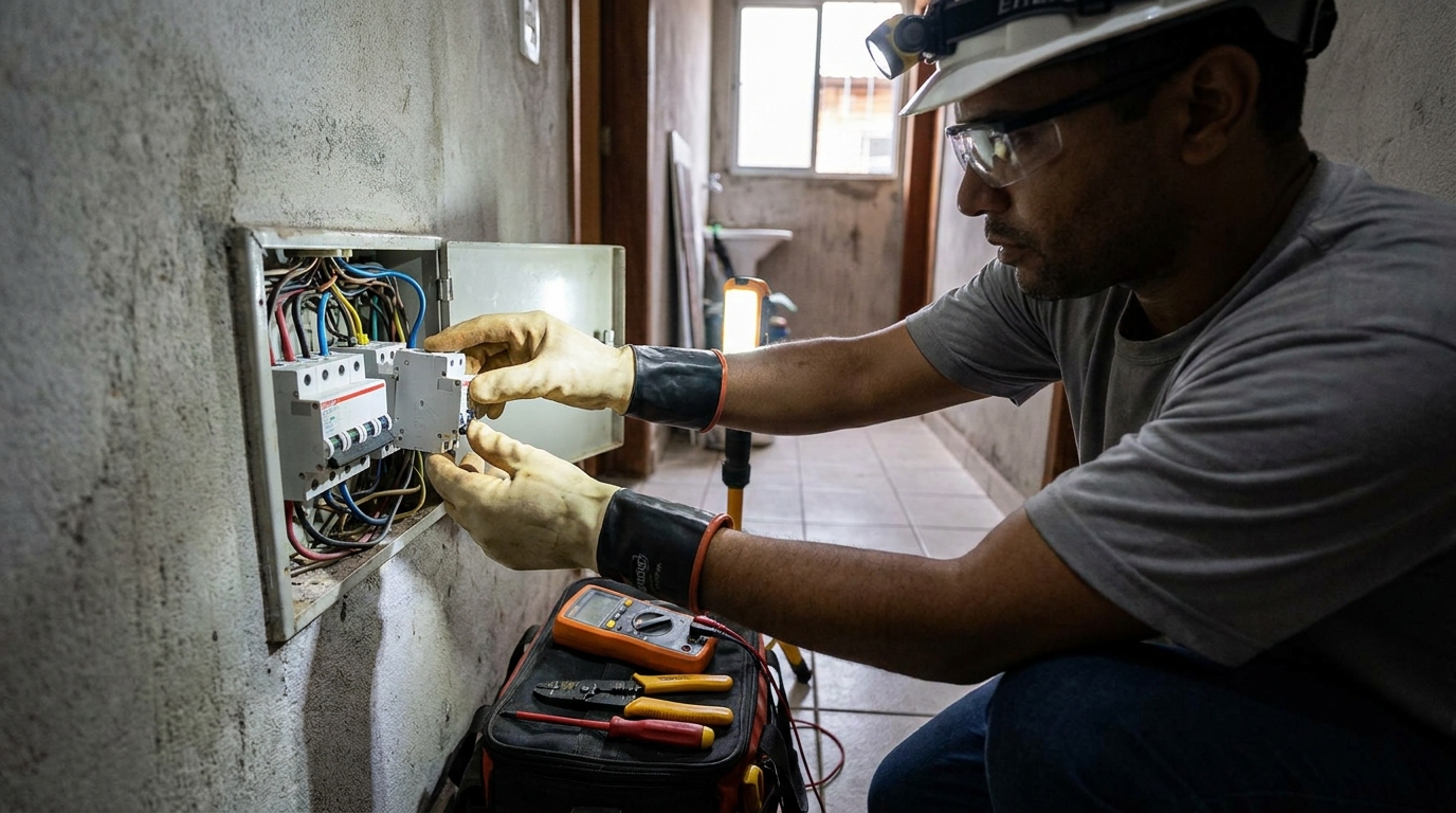 Instalacao de disjuntor profissional em Cascavel‑PR