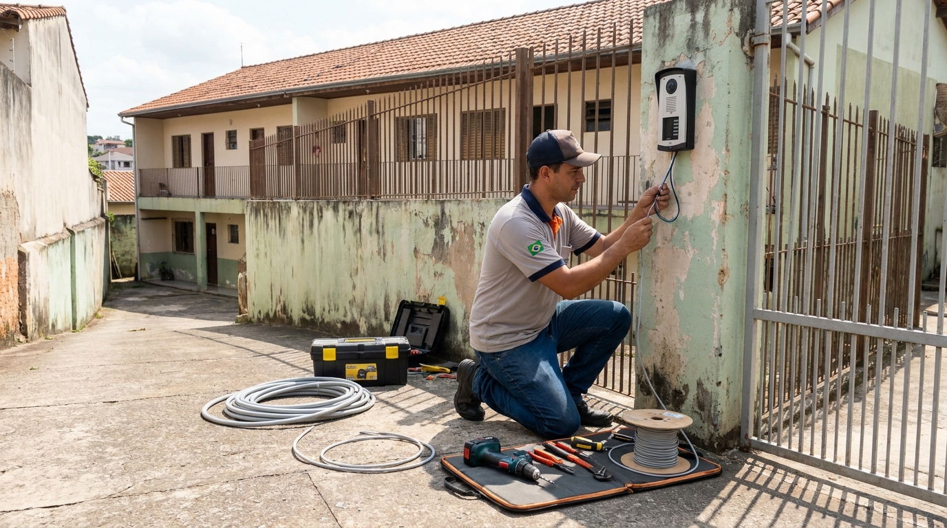 Instalacao de interfone residencial em Cascavel‑PR