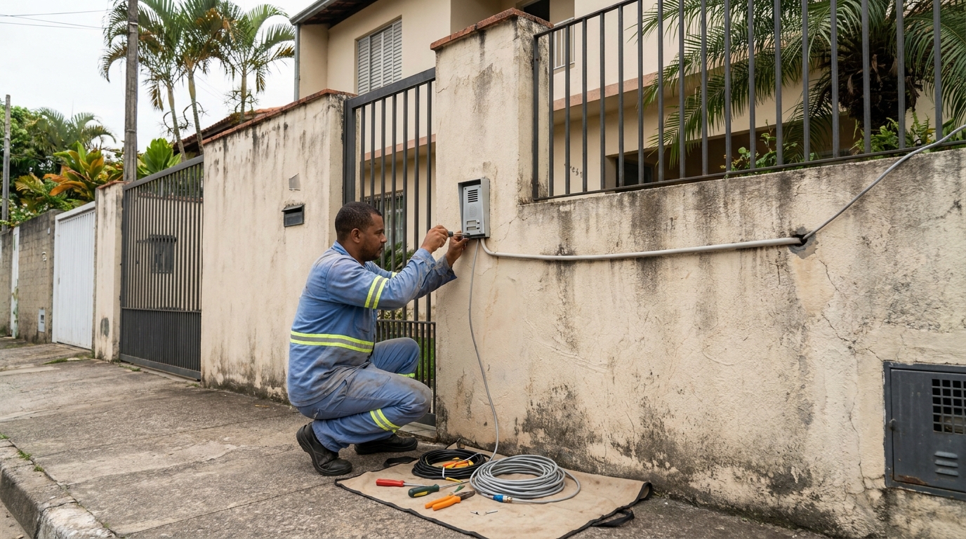 Instalacao de video porteiro em Cascavel‑PR